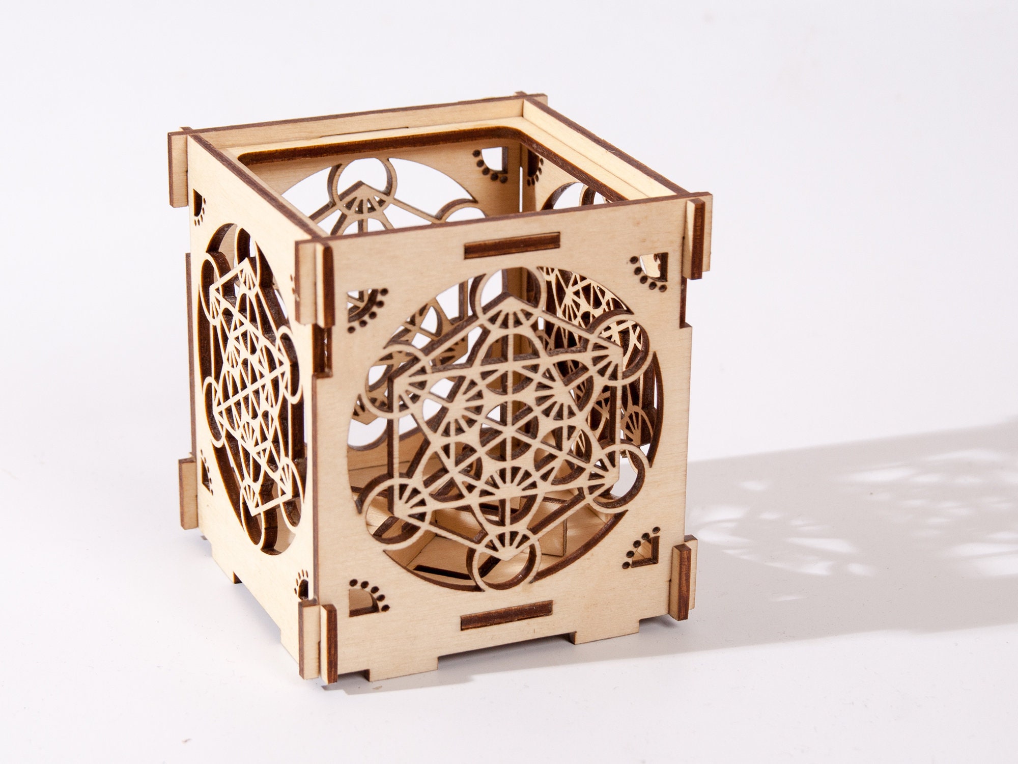 Home & Living Candles & Holders Sacred geometry Candle Holder Double