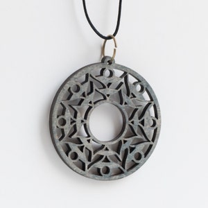 The Sun of Knowledge pendant hippie boho yoga jewellery, Mandala Necklace, Unisex image 1