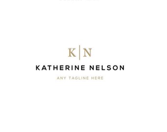 Initial Premade Logo Design, Luxury Premade Logo Text Letter Logo Design Kit, Elegant Premade Logo, Premium Logo Design, Premade Logotype