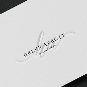 Handschriftliche Initialen, Vorgefertigtes Logo-Design, Script Initials Logo, Fotografie Logo, Letters Logo, Elegant Cursive Logo, Kalligraphie Logo
