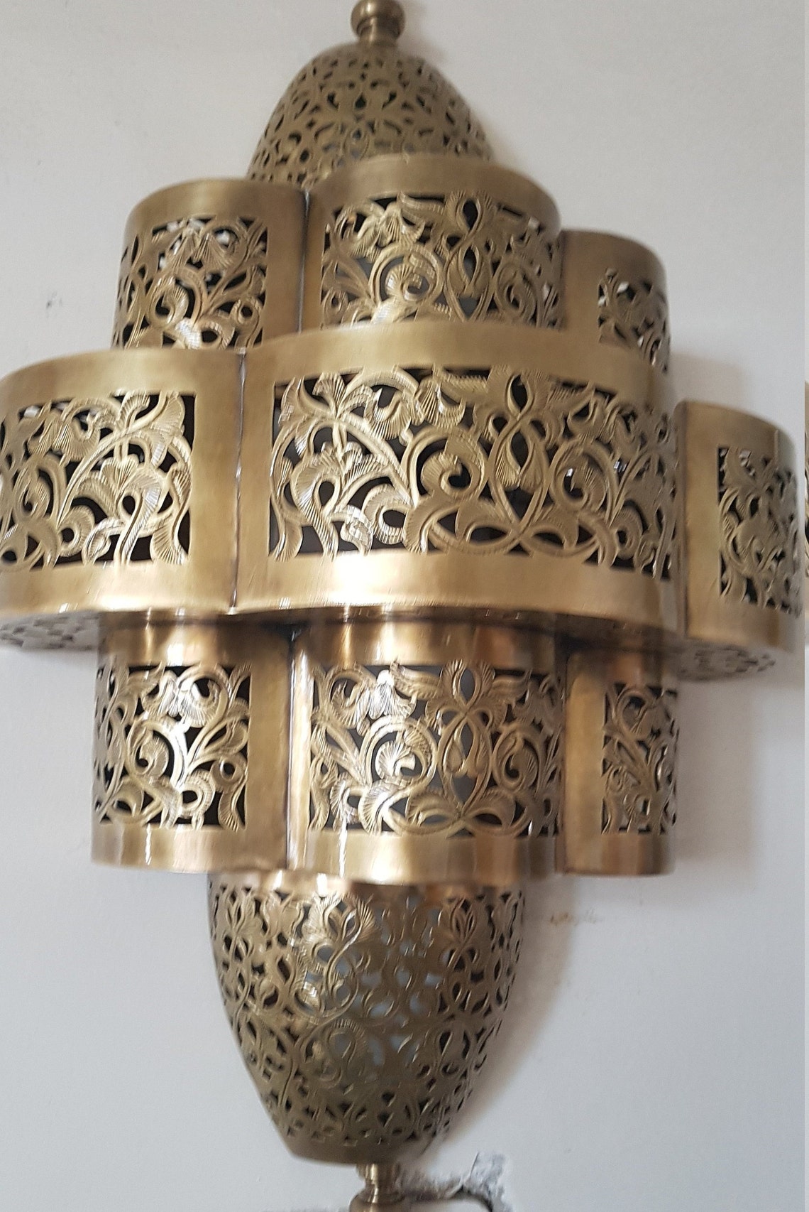 Moroccan Sconce, Indoor Wall Sconce, Wall Sconce, Traditional Sconce ...