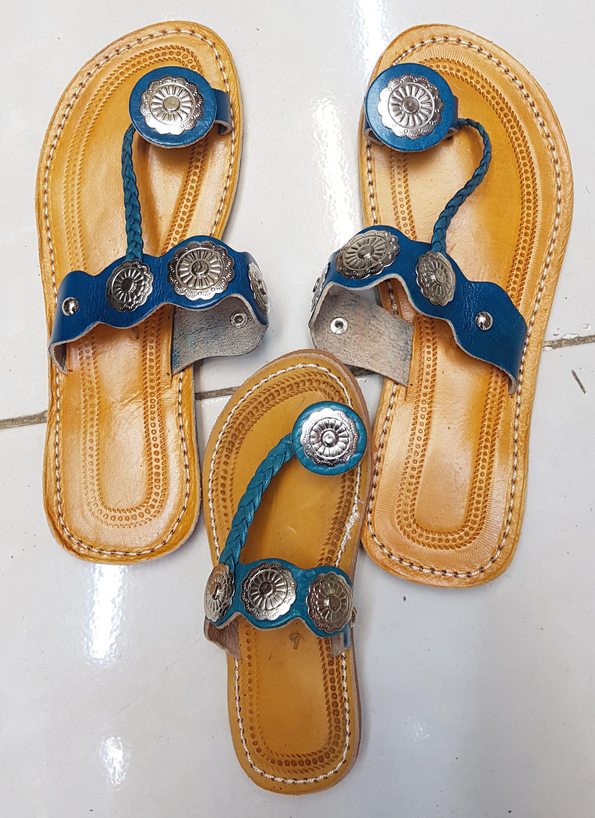 Moroccan sandals, leather sandals, arabian sandals, natural spring
