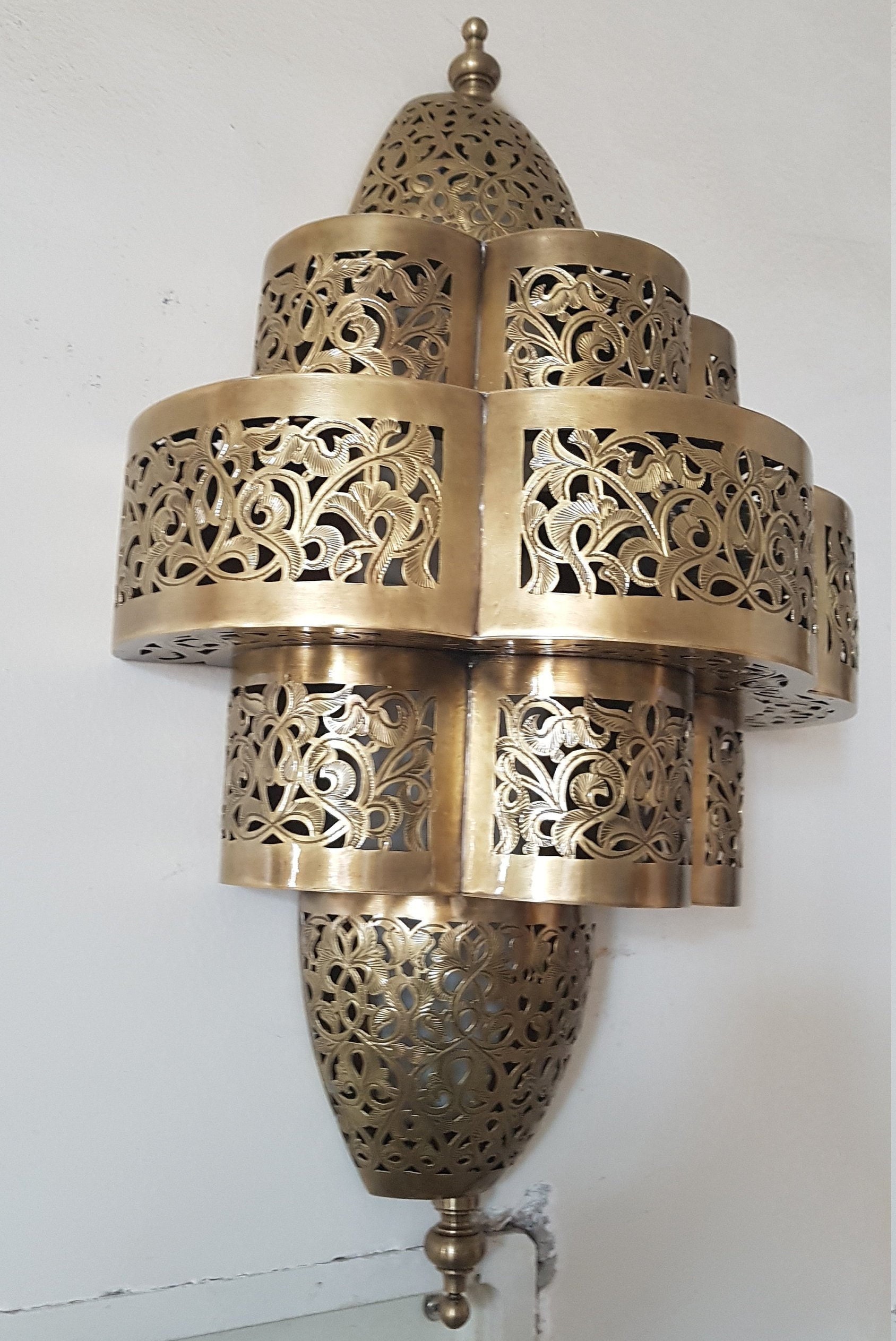 Moroccan Sconce, Indoor Wall Sconce, Wall Sconce, Traditional Sconce