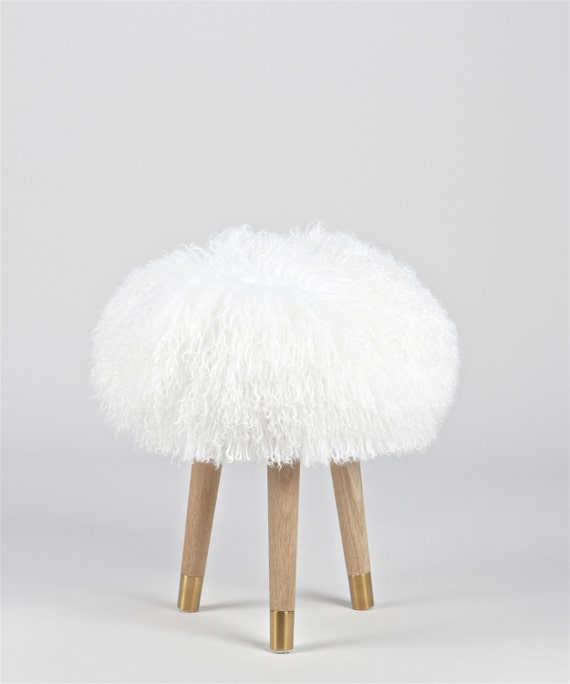 kids fur chair