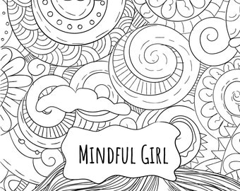 Mindfulness Coloring Page