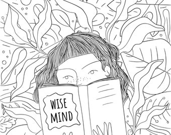 Wise Mind Coloring Sheet (DBT)
