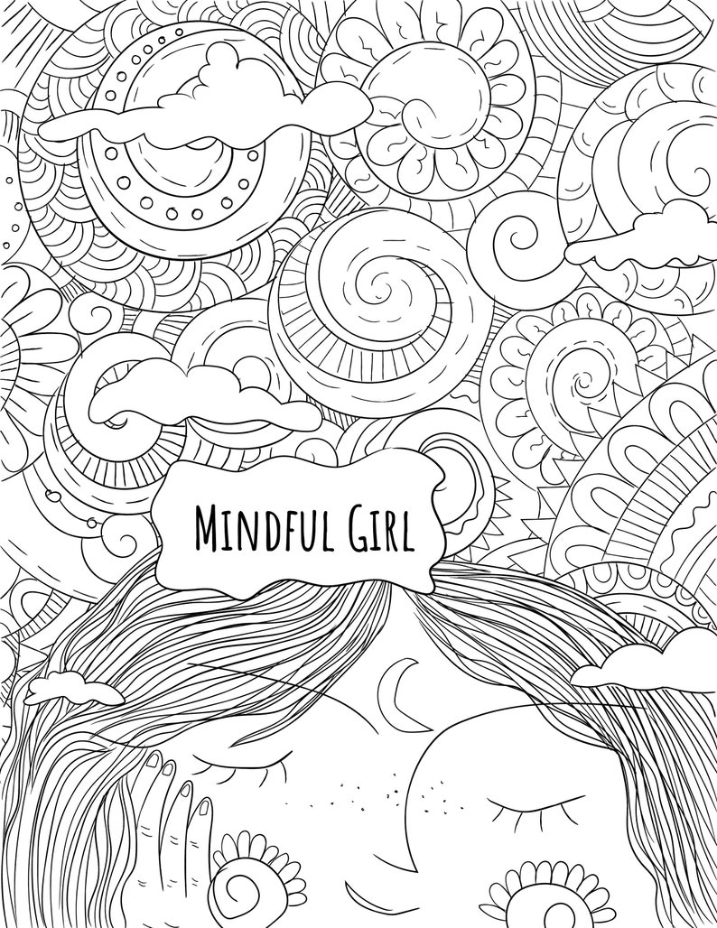 Mindfulness Coloring Pages Printable Pdf - Printable Templates