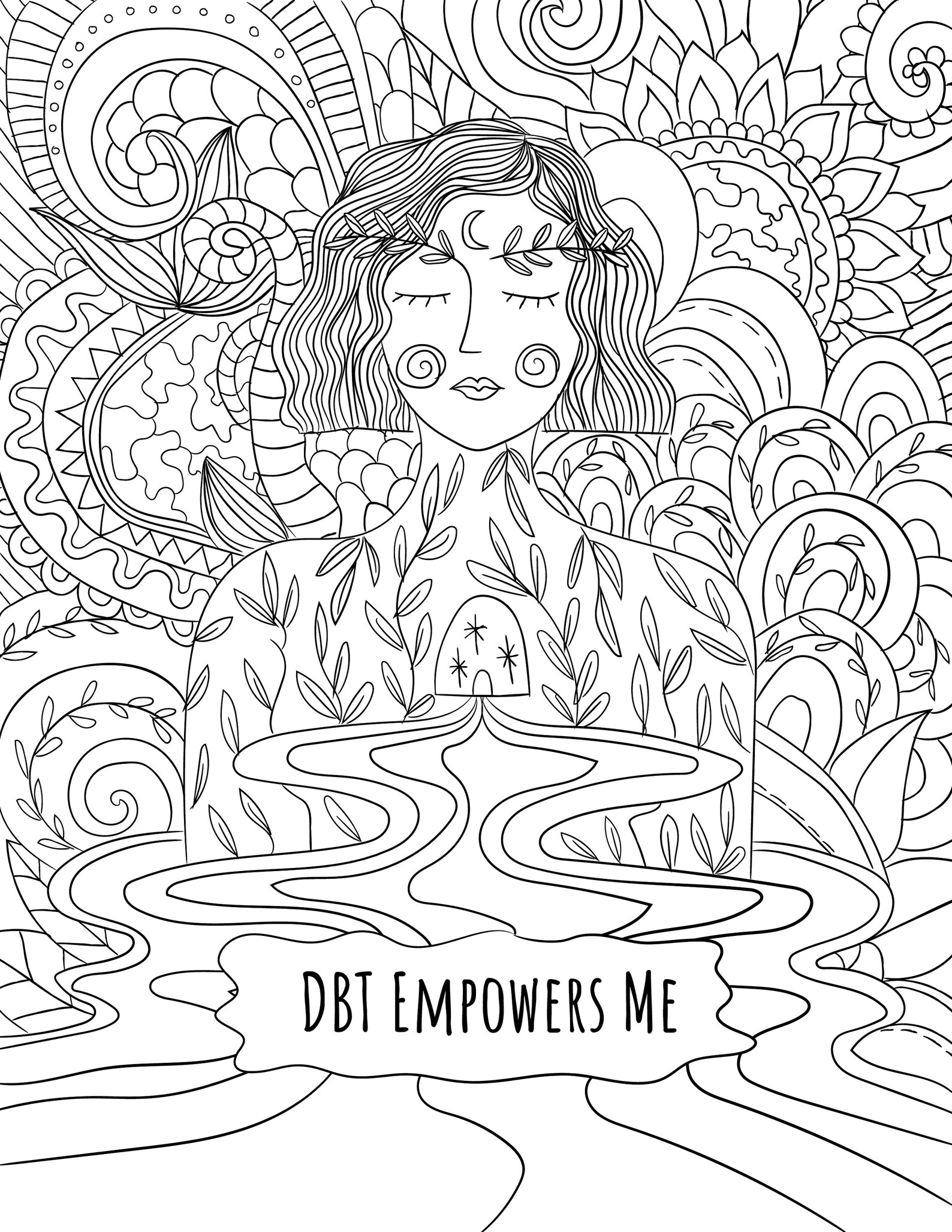 Dialectical Behavior Therapy Coloring Sheet Etsy Dialectical Behavior Therapy Coloring Sheet Etsy
