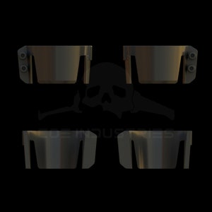 Custom Boba Fett Inspired Knee Plate *3D PRINT FILES ONLY*