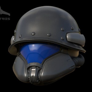 Entrenched inspired Helmet 3D Print Files *ONLY*