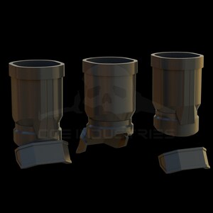 Custom Mandalorian Inspired Shin Guard: Variant 3 *3D PRINT FILES ONLY*