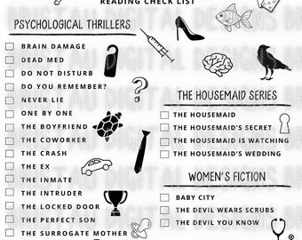 Freidah Readah Book Checklist - Digital Download - Printable