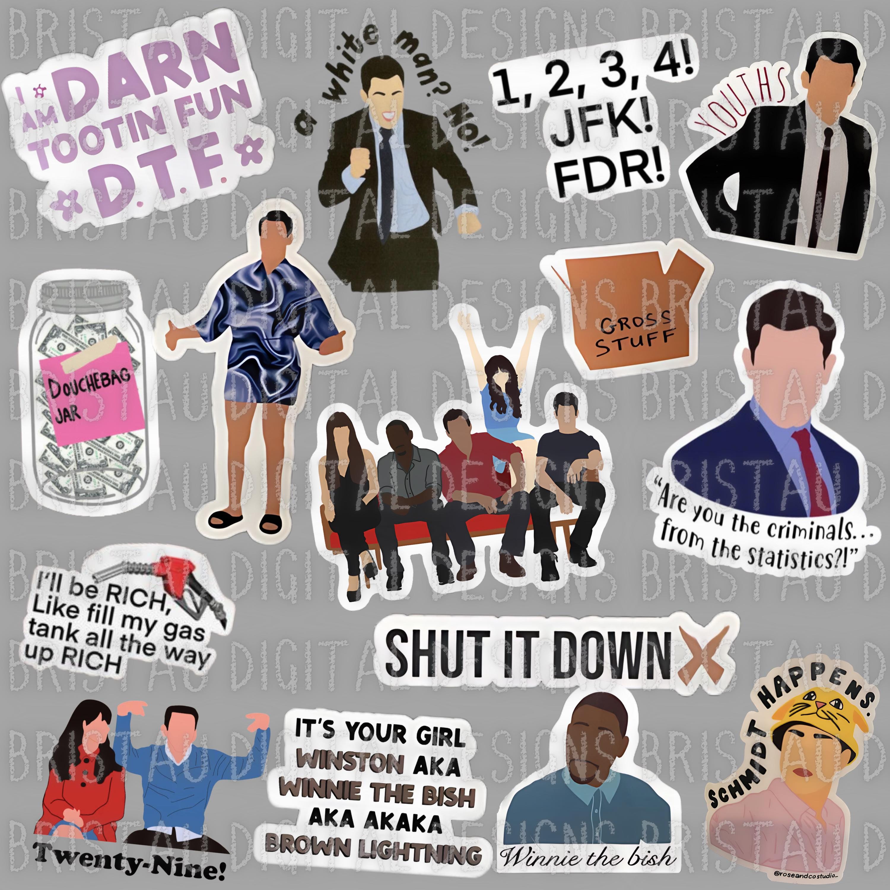 Comedy Pattern New Girl Comedy Seamless Pattern: Jessica Day PNG (digital Download) - Etsy