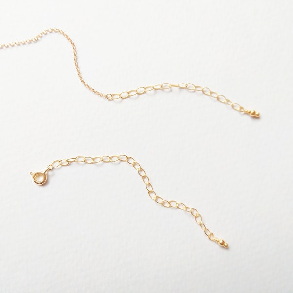 Extender Chain- Make Your Necklace or Bracelet Adjustable- 14k Gold Filled or Sterling Silver Extender Chain- 1/2" to 4"