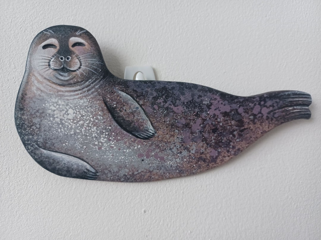 Ceramic Seal Wall Decor Etsy