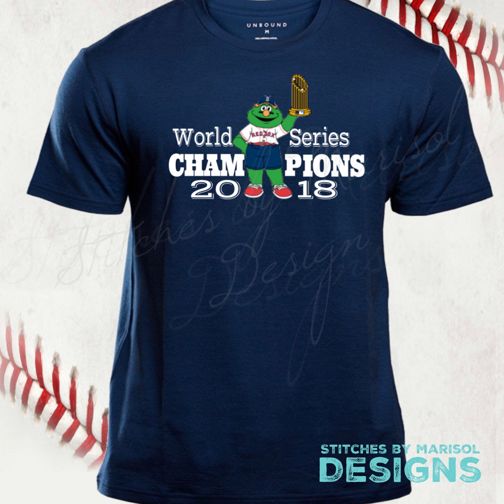 Wally the Green Monster Red Sox World Series T-shirt 