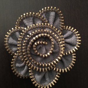 Adornos de rosas con cremallera para tocados, colgantes, carteras y pulseras.