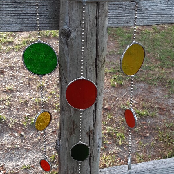 Stained Glass Wind Chimes Etsy