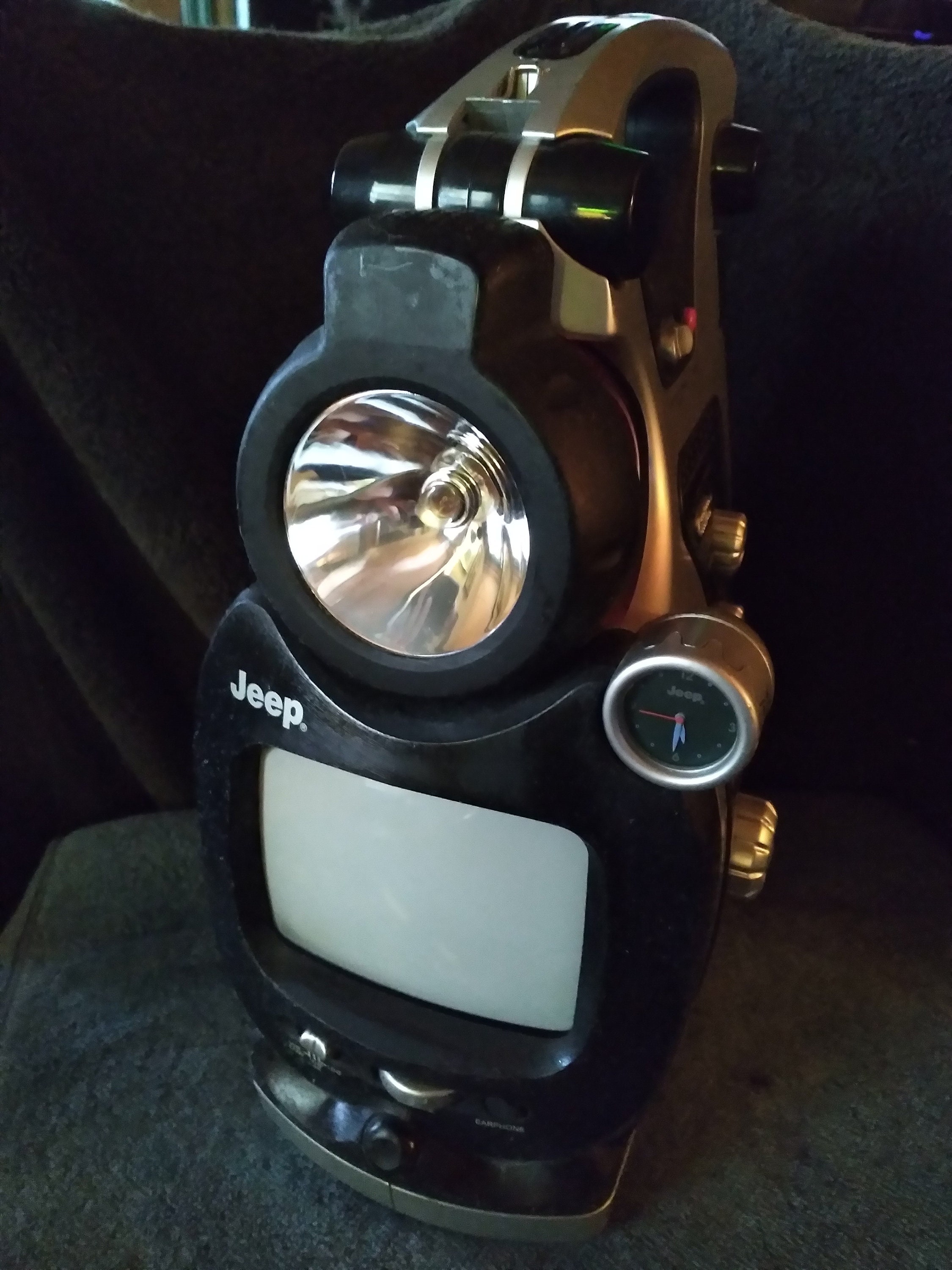 Vintage Jeep AC/DC Multi-function Portable Light/tv/radio/lantern