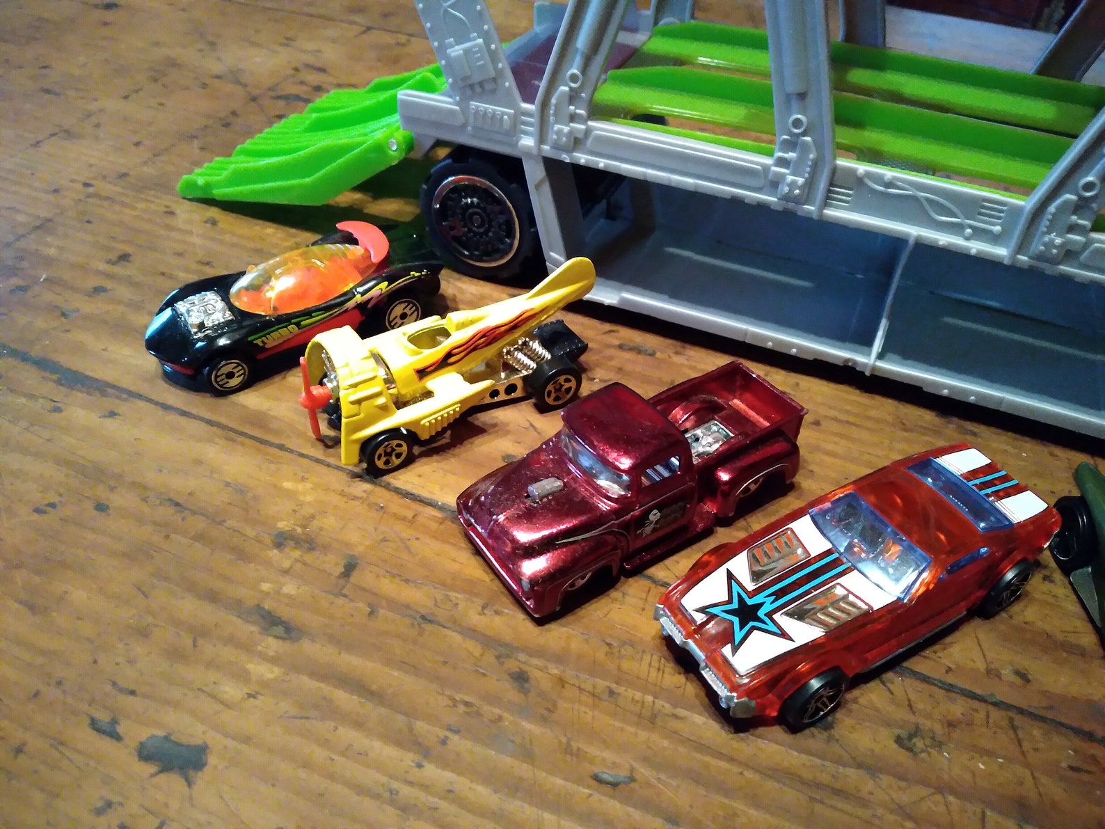 Classic Matchbox Hauler with 8 90's & 00's Hot Etsy