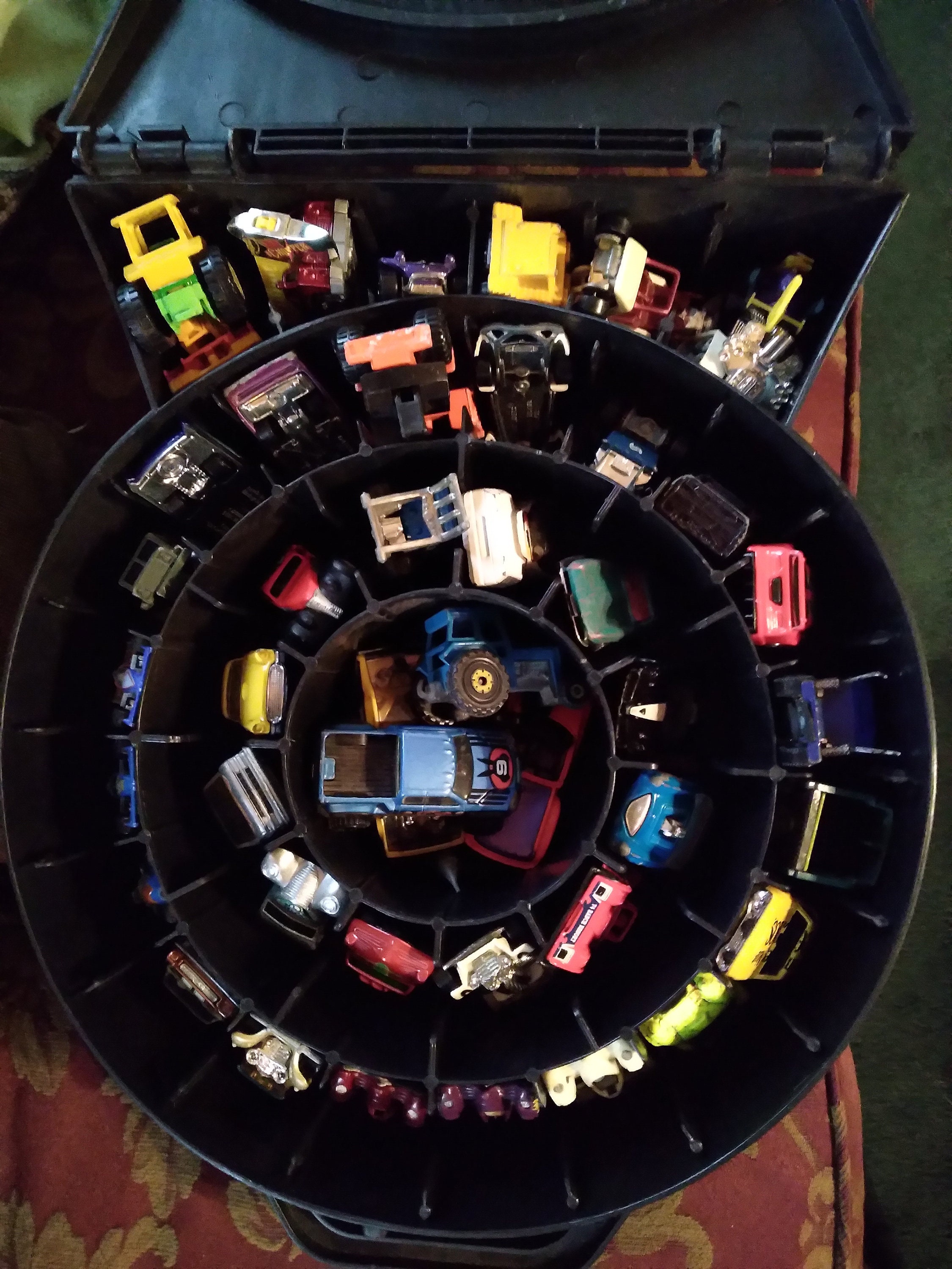 Hot Wheels 72 Car Double Sided Spinner Car Case with 76 Etsy