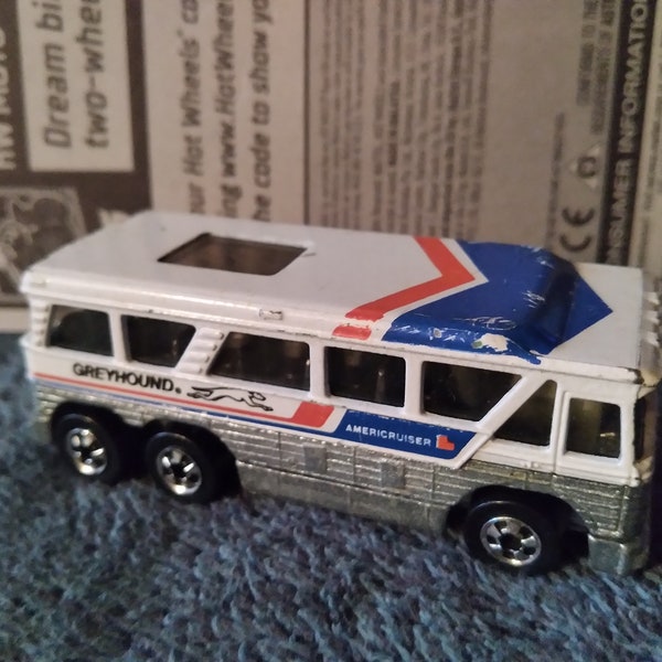 Hot Wheels Greyhound MC-8 1982 - Malaysia - Miniature 1/64 - État D'Occasion (Loose)