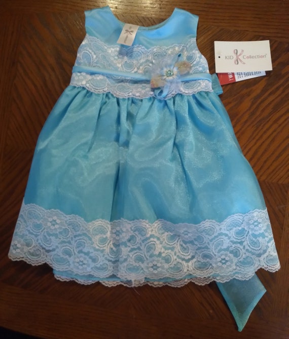 Baby Girl Blue Dress 12m 18m New with tags. ADORABLE Etsy