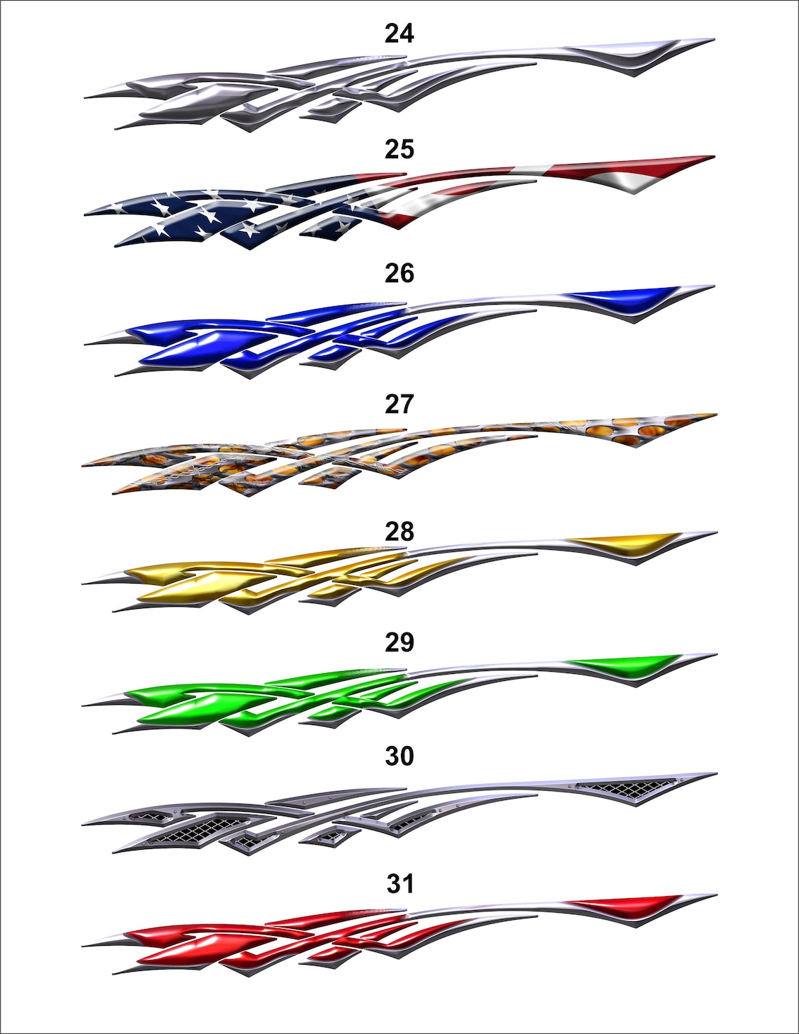 Nautical Anchor Vinyl Sticker – Car, Motorcycle, Helmet, Boat – Multicolored 4 thumbnail image