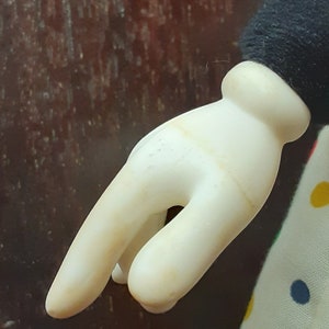 Vintage Applåder Musse och Mimmi Pigg Plyschdockor - 1986 Examensset med 6 bild 7