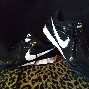 Nike Men's MVP Keystone Baseball Cleats Black 556093-010 Low Top Lace Up 10.5M