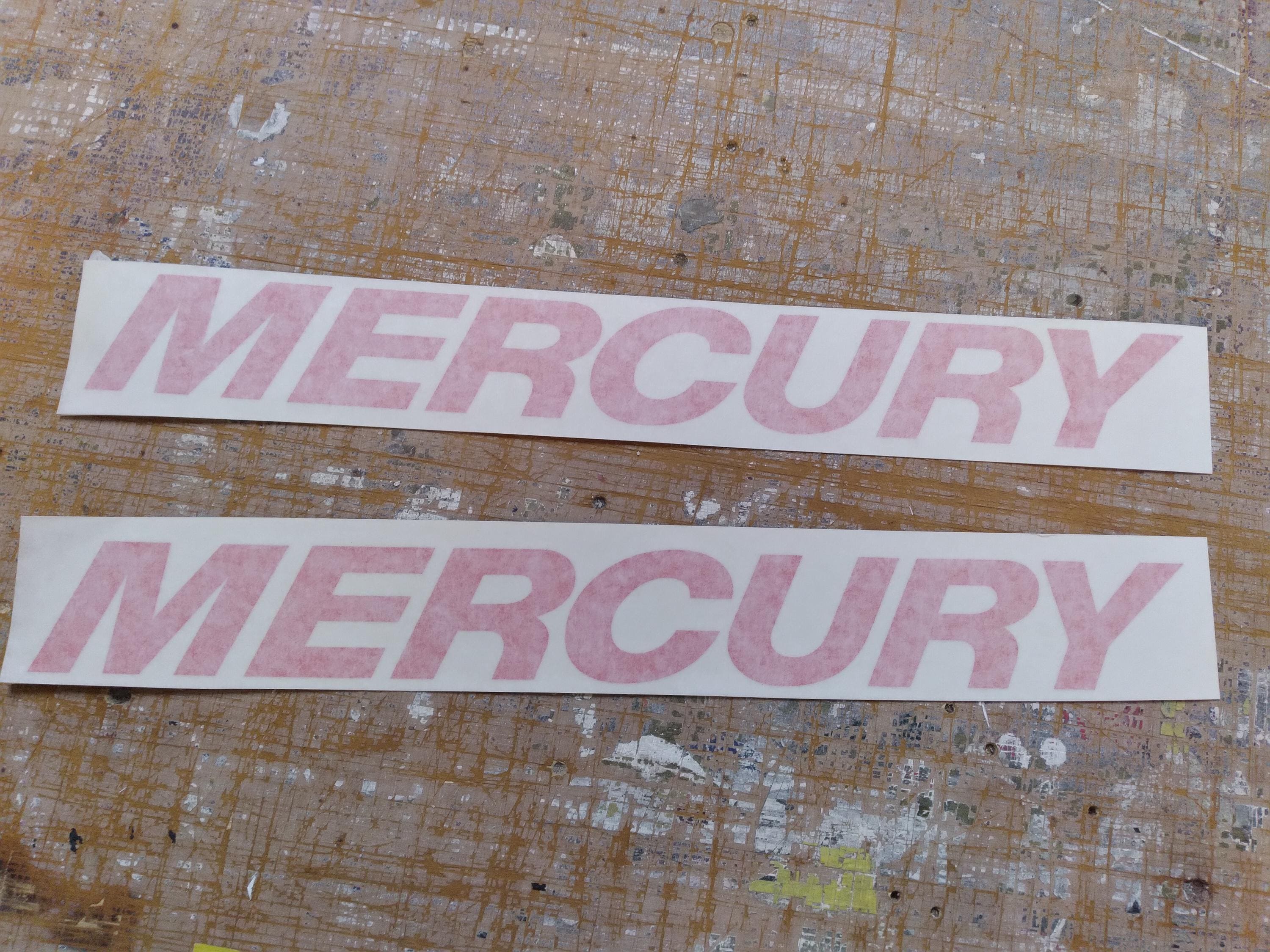 Mercury engine decal - Etsy 日本