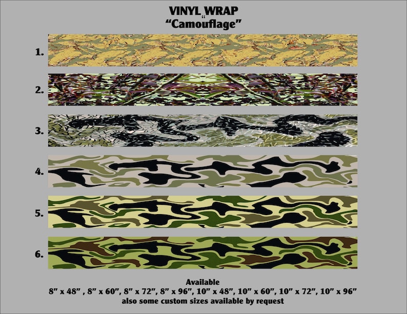 Rocker Panel Graphic Decal Kit Truck - SUV - Camouflage - Custom ...