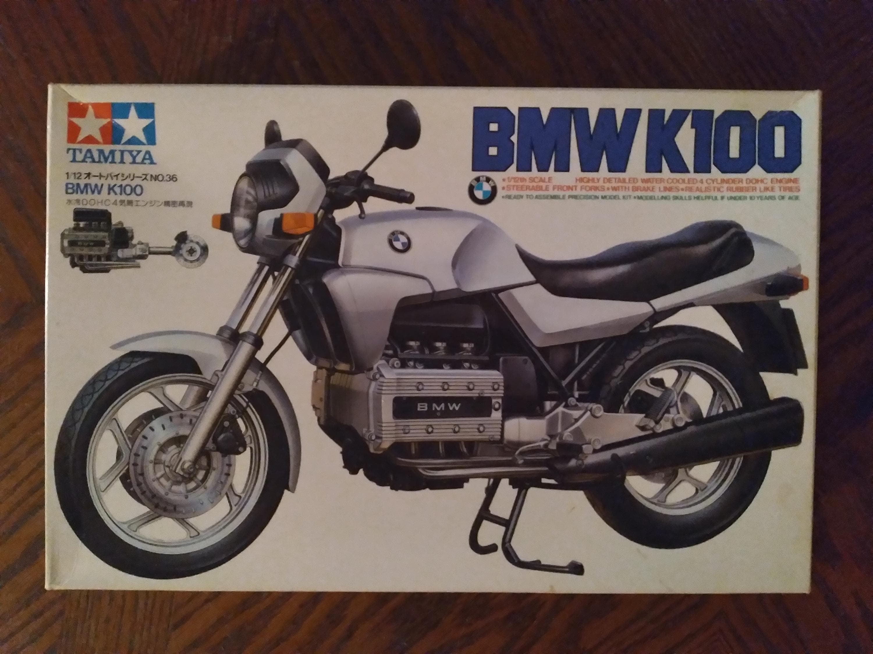 Rare Tamiya BMW K100 1:12 Scale Model Kit – Japan Edition