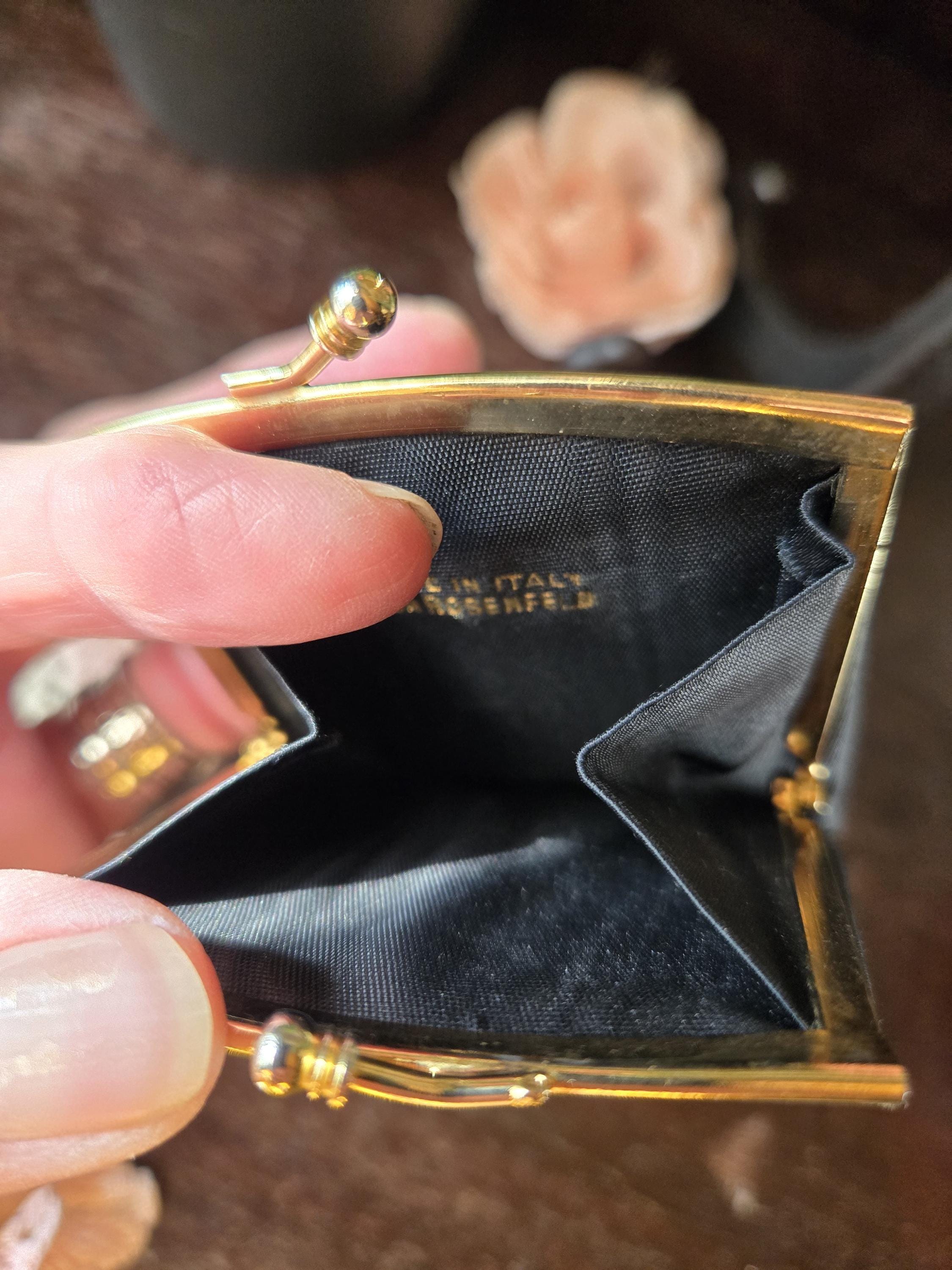 Beautiful Vintage Coin Purse Made in Italy for Rosenfeld W/18th Century ...