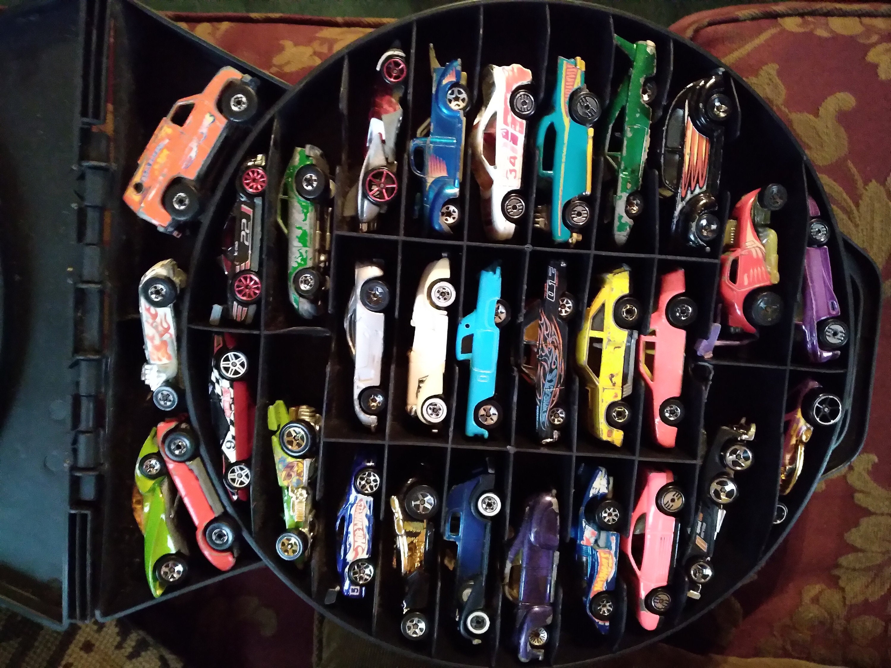 Hot Wheels 72 Car Double Sided Spinner Car Case with 76 Etsy