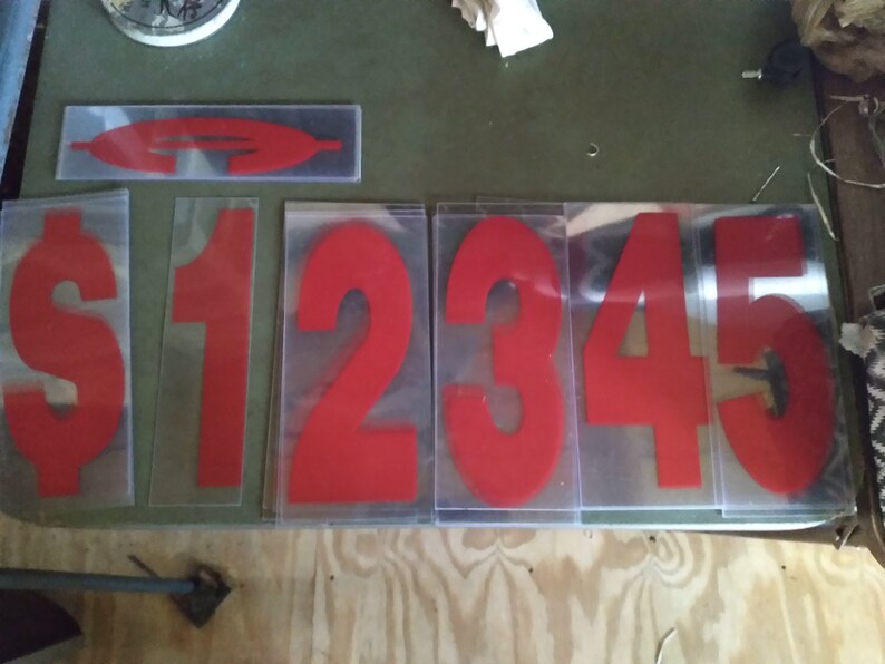 8 Inch Flexible Plastic Outdoor Marquee Sign Letters | Portable Changeable Message Board Letters