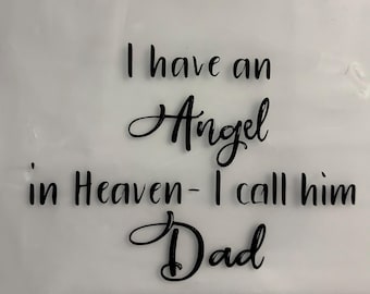 Angel in heaven DECAL ONLY