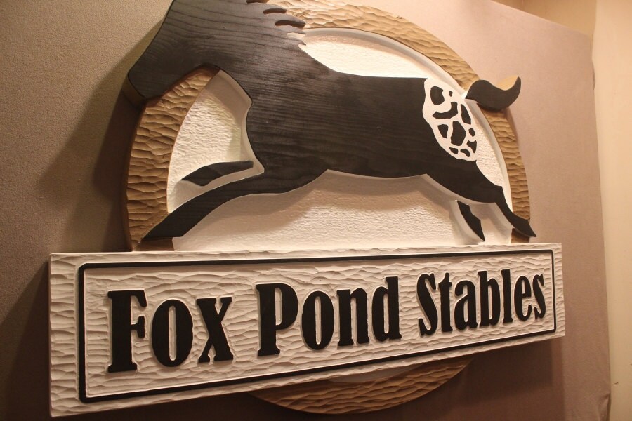HORSE STABLE SIGNS Farm Signs Rustic Wood Signs Hand Made Sign Hand