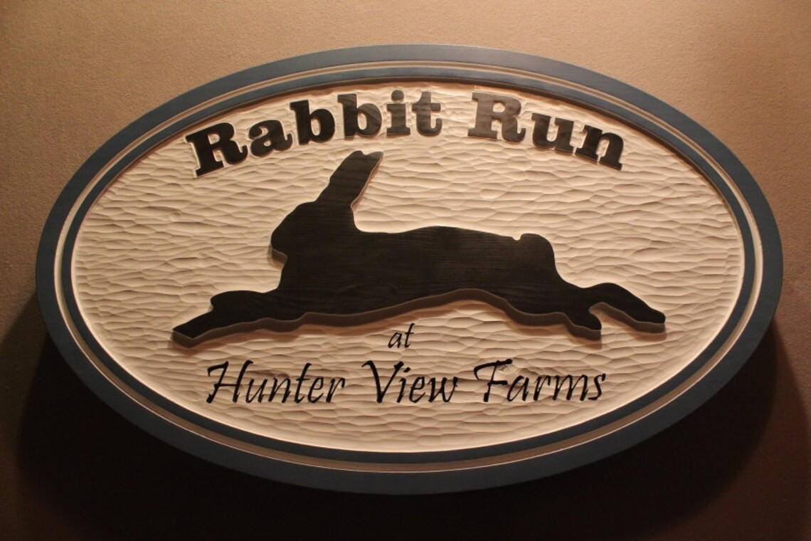 CUSTOM FARM SIGNS | Ranch Signs | Animal Signs | Rabbit Signs | Family ...