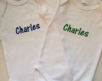 embroidered onesies for newborns
