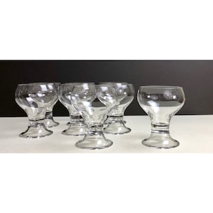 Vintage Rosenthal Studio Line Glasses Signed Modern Crystal Water Goblets ≈6 Fl Oz Set of 8