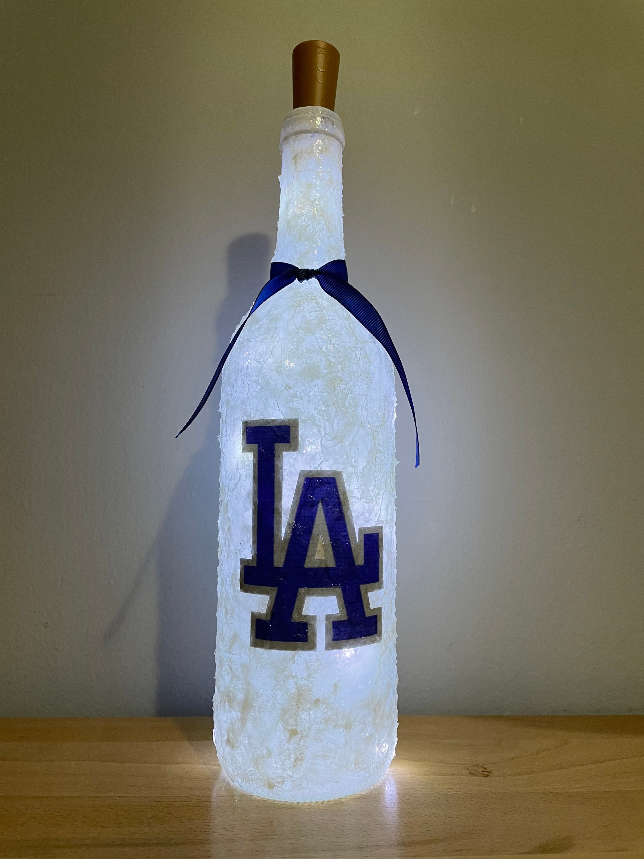 LA Dodgers Lights. LA Dodgers Lighted Bottles. Los Angeles Etsy