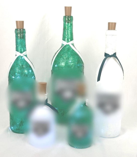 Philadelphia Eagles Lighted Wine Bottle | Eagles Fan Gift Lightup Lamp Decoration