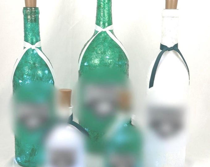 Philadelphia Eagles gift Lighted Bottles- VIEW ALL PICS--Eagles lightup bottles-Philadelphia Eagles Gifts- Eagles party lamp bottle w lights