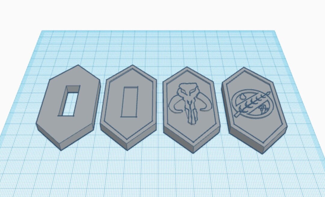 Downloadable 3D STL File Mandalorian Chest Diamond, Iron Heart