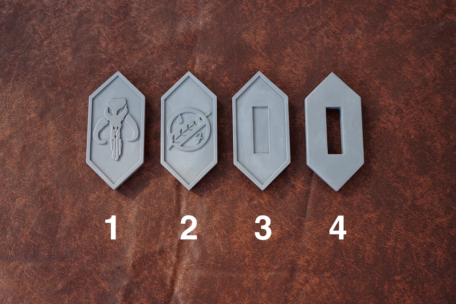 Resin Cast Mandalorian Chest Diamond Iron Heart Mythosaur Etsy