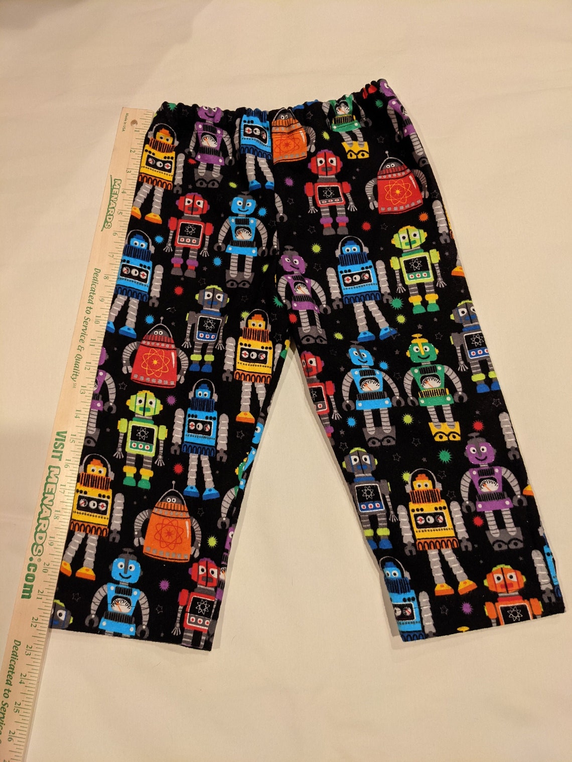 ROBOTS-Toddler Pajama Bottoms-Kids Sleepwear | Etsy