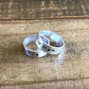 22q or Heart Mom Cuff Ring