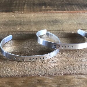 22q Warrior/22qtie Cuff Bracelet