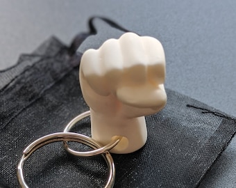 Fist keychain | key ring | fistbump | fist bump | hand | gift | anatomy | anatomical
